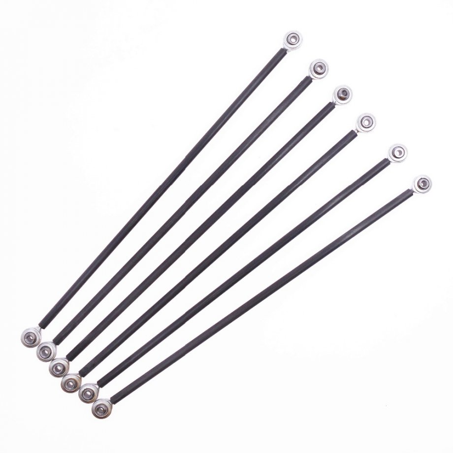 Haste de manipulador de fibra de carbono com furo M3 no rolamento 200mm para Delta Kossel