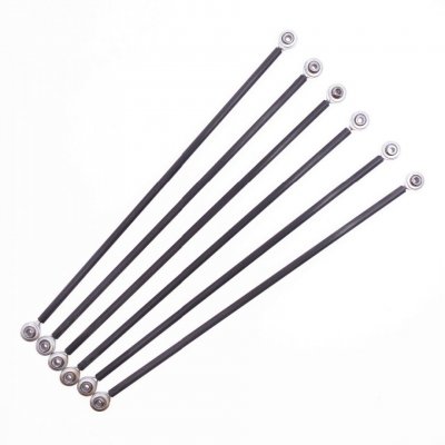Haste de manipulador de fibra de carbono com furo M3 no rolamento 200mm para Delta Kossel